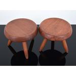 Pair of Charlotte Perriand Low Stools